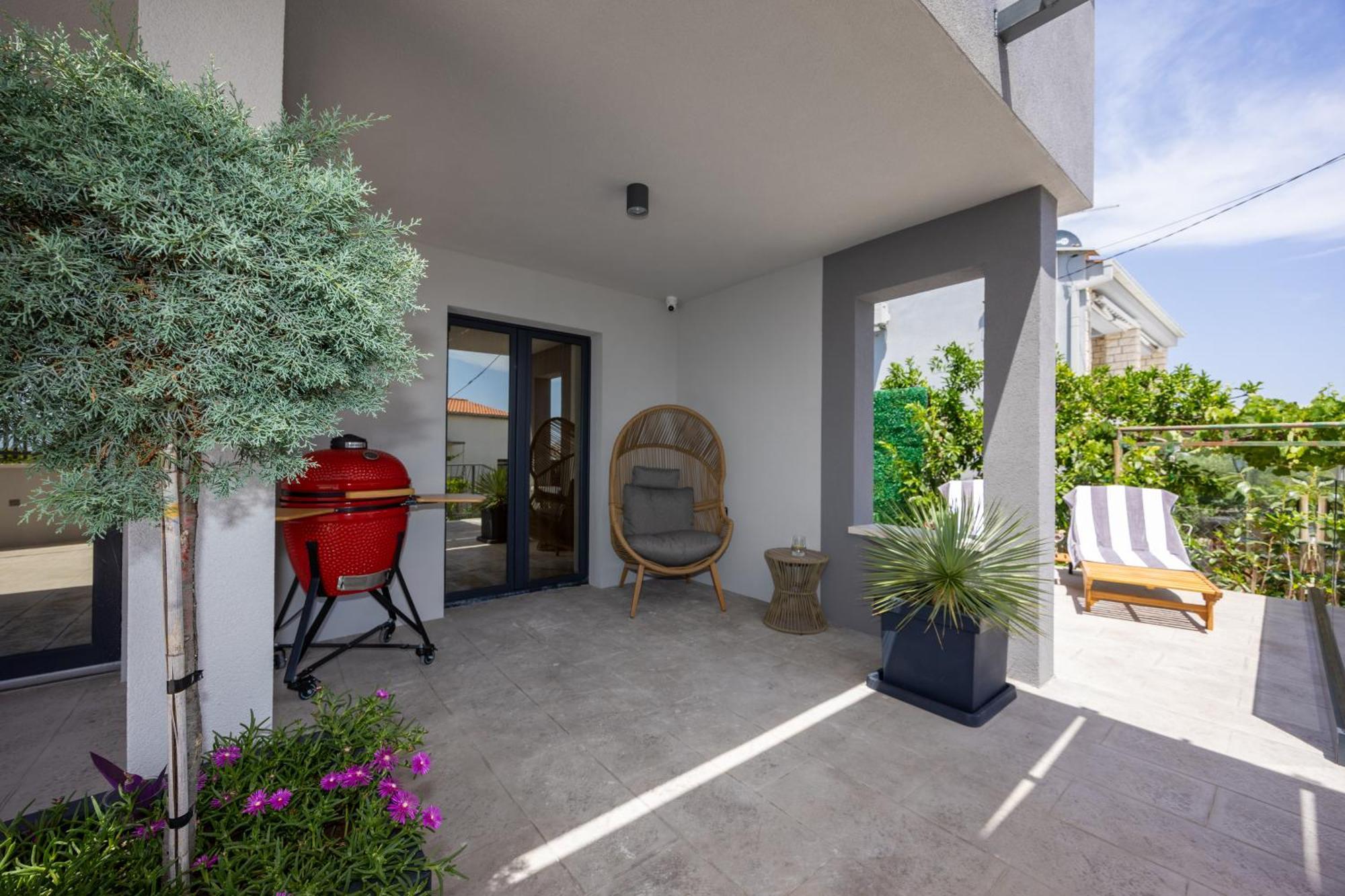 Villa Roma Sauna And Hydrotherapy Pool Trogir Exteriör bild