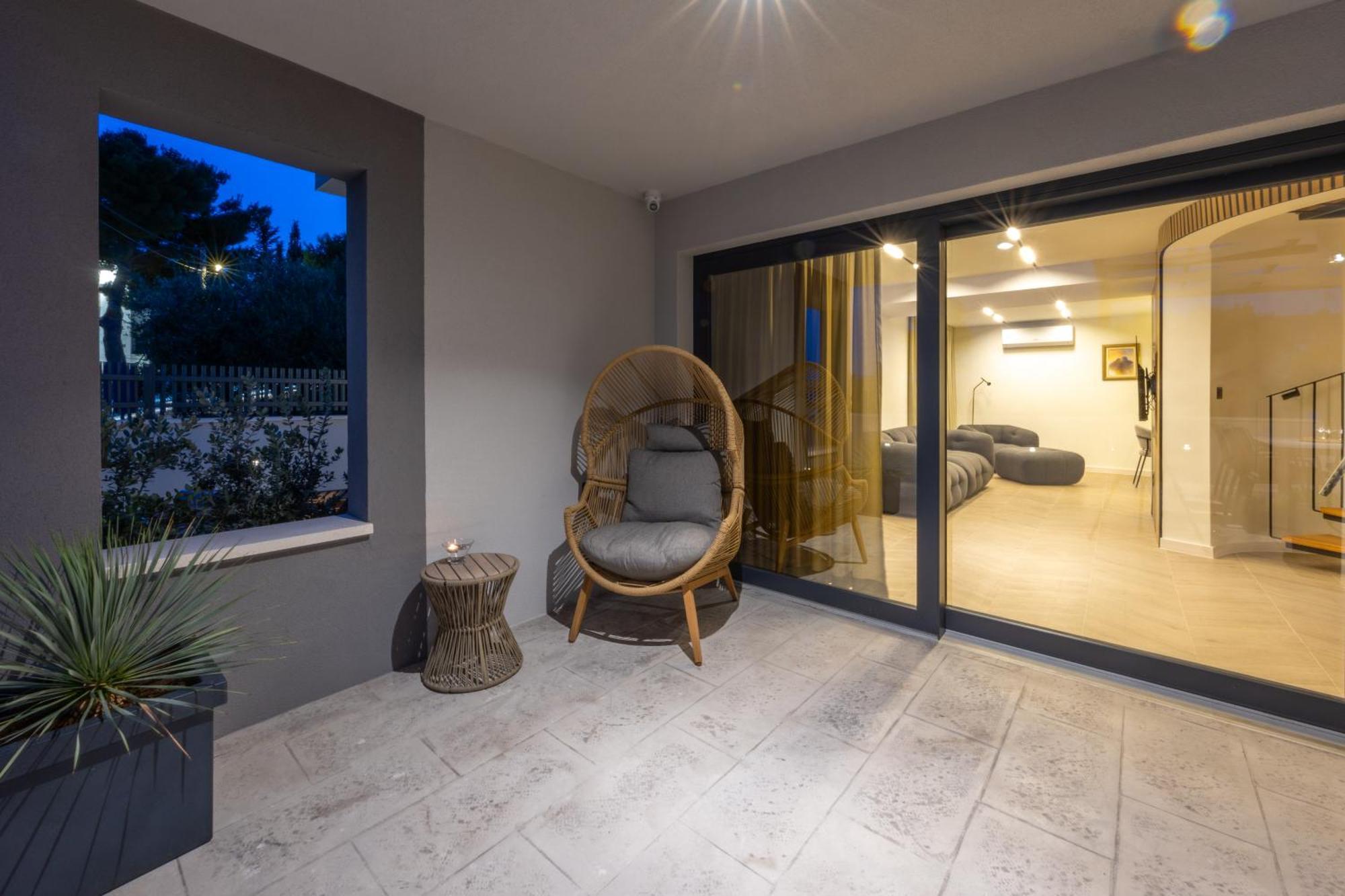 Villa Roma Sauna And Hydrotherapy Pool Trogir Exteriör bild